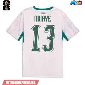 Lacne Muži Futbalové dres Senegal Iliman Ndiaye #13 MS 2026 Krátky Rukáv - Domáci